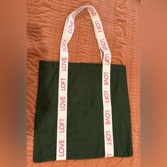 LOFT Handbags - LOFT Tote Dark Green